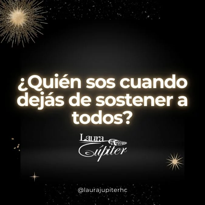 ¿Quién sos cuando dejás de sostener a todos?